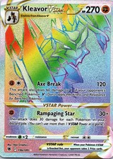 Kleavor VSTAR 196/189 Rainbow Rare Astral Radiance Pokemon Holo Near Mint on eBay