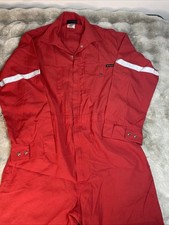 Workrite Flame Resistant Coverall Red Size LG NWOT