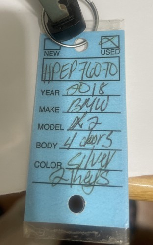 OEM BMW 2014 2015 2016 X5 Smart Key Prox Keyless Remote Fob Uncut N5F-ID21A - Picture 4 of 5