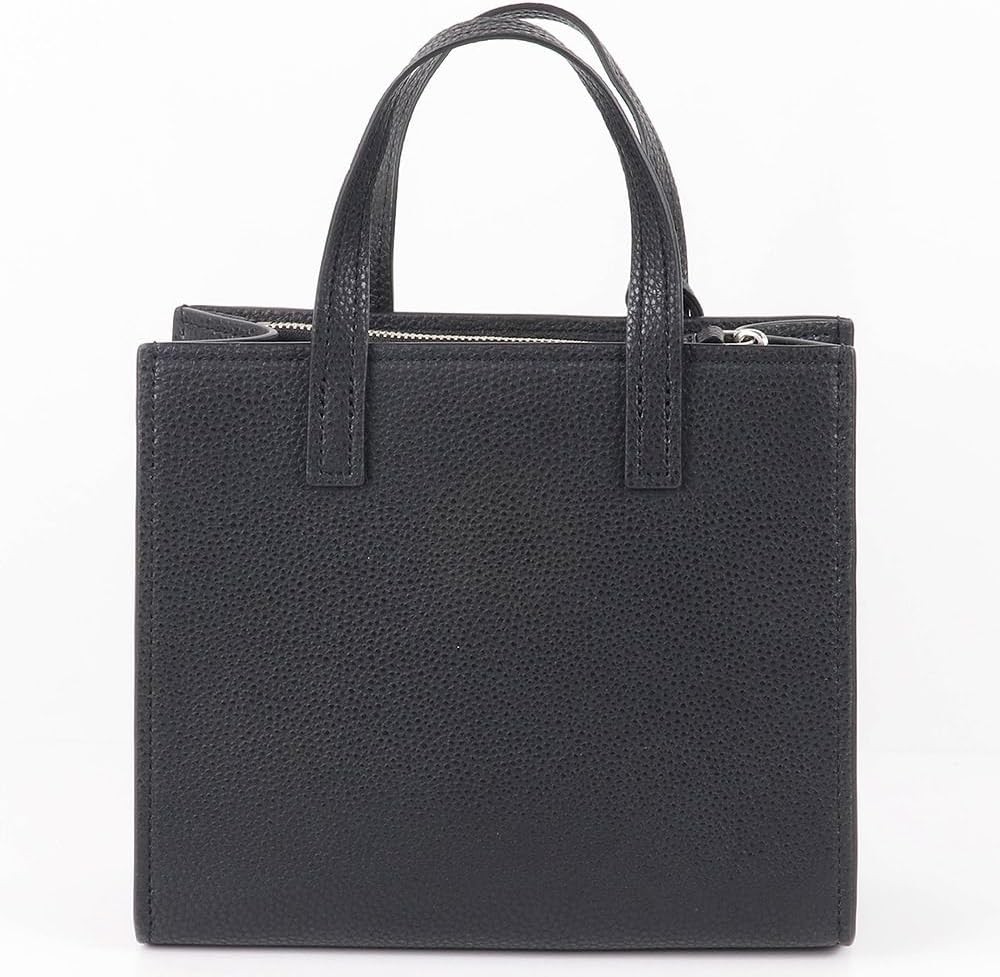 新作★MARC JACOBS 4R3HTT020H02 Mini Grind Leather Tote Marc Jacobs] MINI GRIND TOTE 4R3HTT020H02 001 BLACK Outlet
