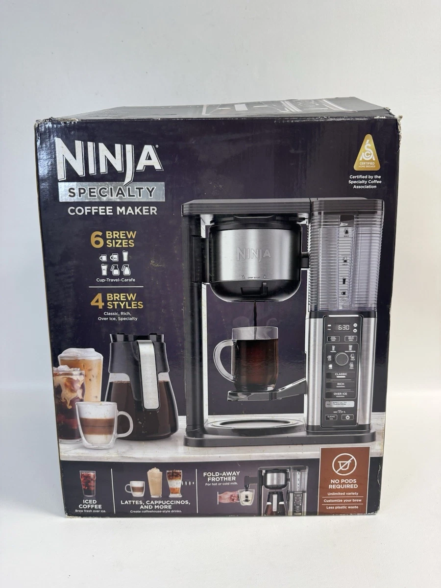 Ninja CM400 Specialty Coffee Maker with Glass Carafe Black NEW