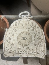1920s Beaded Rhinestone Flapper Bag Purse Unique Sweet