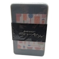 Ankway EiswüRfelform Mit Deckel, 3Er-Pack Silikon EiswüRfelbehäLter, 45 Fach 3Cm