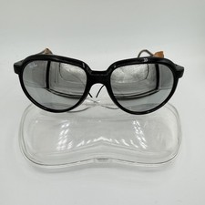 Vintage Ray Ban Bausch Lomb Glacier Arctic Cat Leather Ski Sunglasses France
