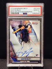 2019 Bowman's Best -Best of 2019 Autographs Austin Riley #B19ARI (AU, RC) PSA 10