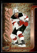 2024-25 Upper Deck Series 1 Hockey Dazzlers Orange #DZ-32 Simon Nemec