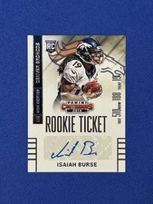 2014 Panini Contenders Isaiah Burse Rookie Ticket auto #196 autograph W