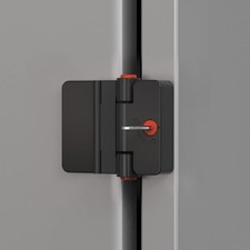 Refrigerator Door Locks Double Button Adhesive Fridge Lock with Keys, File Dr...
