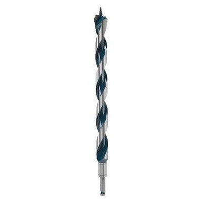 Bosch Nklt20 1-1/4'' X 17-1/2'' Auger Wood Drilling Bit, Carbon Steel, 7/16''