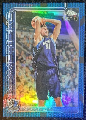 H.  Topps 2026 Topps Chrome Dirk Nowitzki Dallas Mavericks #146 Serial #/150