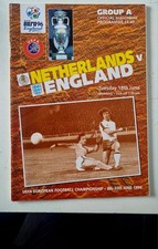 Netherlands V England Euro 1996 Group A Football Programme Excellent Condition