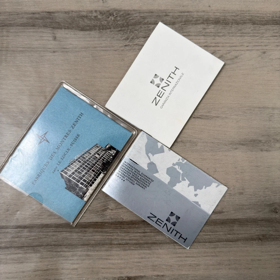 Libretti e Garanzia Zenith Vintage Foto 3 de 4