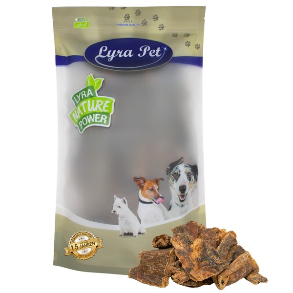 1 Kg Rinderherz Getrocknet Hundefutter Kausnack Kauartikel Hund Rind Lyra Pet®-image
