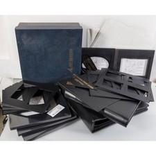 Lot Art Leather Futura Professional Wedding Photo Album Black Leather Binder