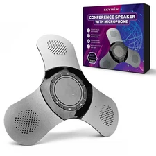 Skywin Bluetooth Conference Speaker with Microphone, Portable Wireless Speake...