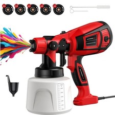850W High Pressure Corded Electric Paint Sprayer - 1400ML HVLP Spray Paint Gun