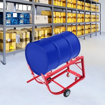 55 Gallon Drum Cradle Drum Cradle Cart Capacity Oil Drum Rack 272.15kg/600lbs
