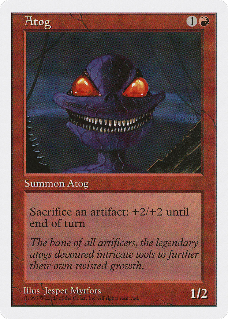 Atog (HP) Fifth Edition 5ED Magic MTG