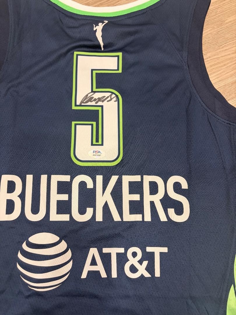 Paige Bueckers Signed Dallas Wings Nike Explorer Jersey PSA/DNA #5 WNBA view 3