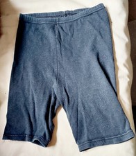 LYCRA Dupont Radlerhose kurze Hose mit Gummizug anthrazit  95% Baumwolle M