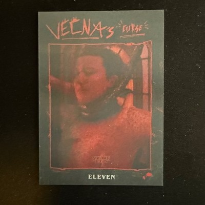 Eleven 11 Vecna Curse Lenticular VC7 2022 Zerocool Stranger Things Butcher Billy