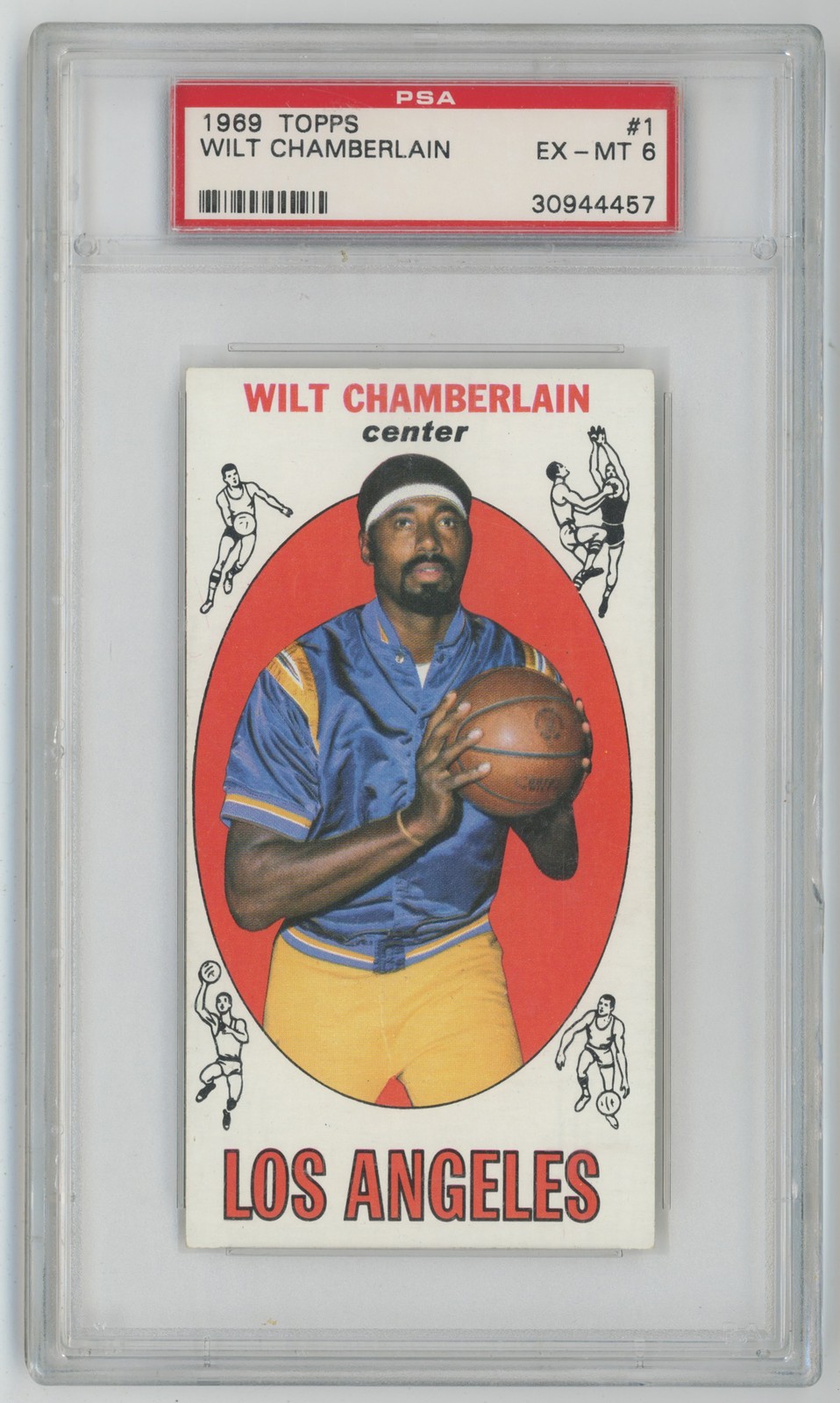 1969 Topps 1 Wilt Chamberlain PSA 6 712061