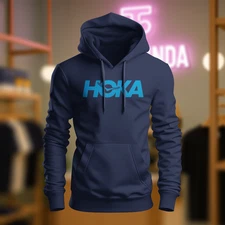 Hoka Sports Logo HOODIE T-Shirt Funny Made In USA S-3XL