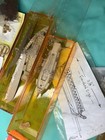 Large Lot Ship Model Parts & Fittings – jackstay eyebolts, Fittings, mast — photo 7
