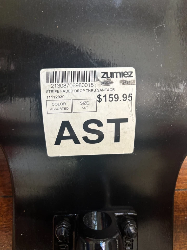 Longboard Santa Cruz Rasta Stripe Drop Through (39-3/4 pulgadas) Longitud) Foto 4 de 4