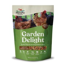 Manna Pro Garden Delight Chicken Treat with 2.25 Pound Pack of 1 , No Color