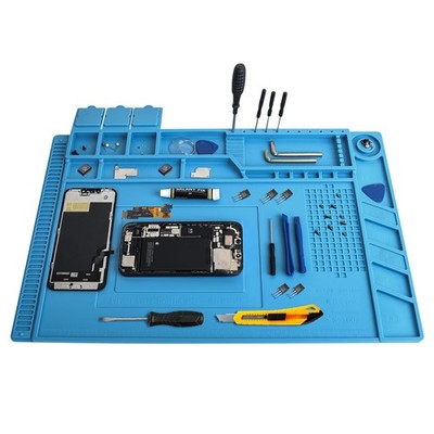 Professional Silicone Soldering Pad 932°F Heat-Resistant - 17.7  x 11.8  Anti...