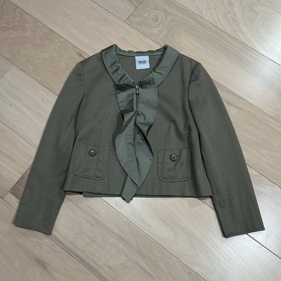 Moschino Cheap & Chic Blazer Coat Full Zip Women s USA 10