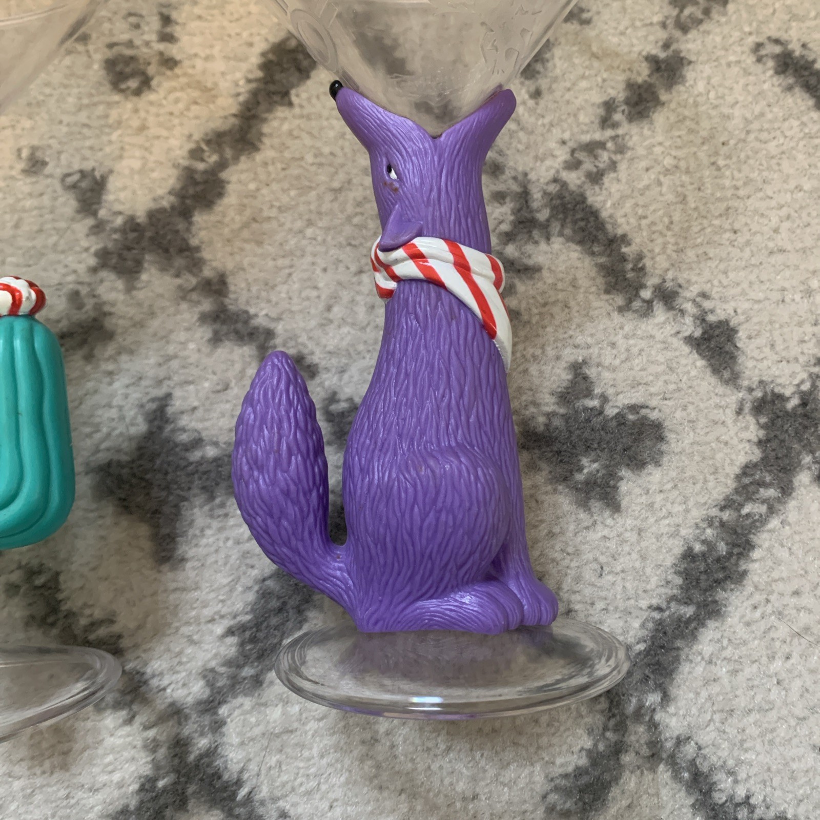 Vintage TGI Fridays margarita glasses coyote & cactus plastic happy hour glasses