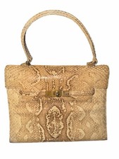 SNAKESKIN VINTAGE HANDBAG
