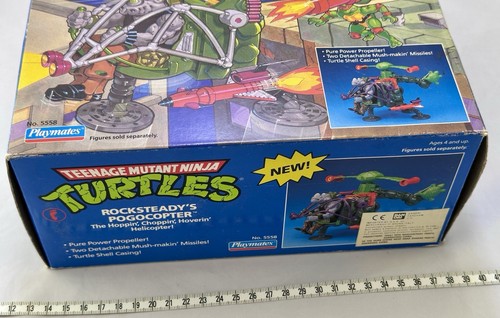 ROCKSTEADY POGOCOPTER TMNT TEENAGE MUTANT NINJA TURTLES 5558 PLAYMATES 1991 - Picture 11 of 11