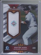 2019 Bowman Chrome 2018 AFL Fall Stars Relics 2/99 Keston Hiura #AFLR-KH s3g