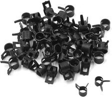 50Pcs Spring Band Type Clips 6mm(1/4Inch) Air Hose Tube Water 6mm, 50 Pcs 