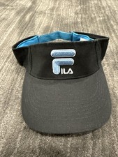 Vintage FILA Blue Sun Visor 90'S Hip Hop Adjustable Hat New Cap By FILA
