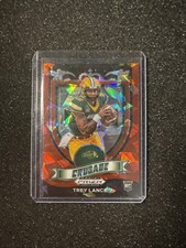 2021 Panini Prizm Draft Picks - Crusade Trey Lance #164 Red Ice Prizm (RC)