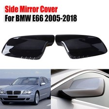 2x Spiegelkappen F�r BMW E46 Coupe Cabrio 2000-2006 E65 E66 E67 2002-08 Schwarz