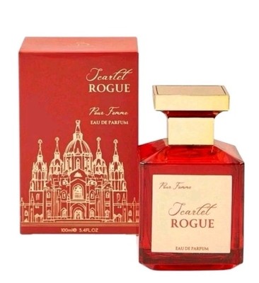 Scarlet Rouge Perfume For Women- 3.4 oz Baccarat Rouge 540 DUPE -NEW/SEALED  .