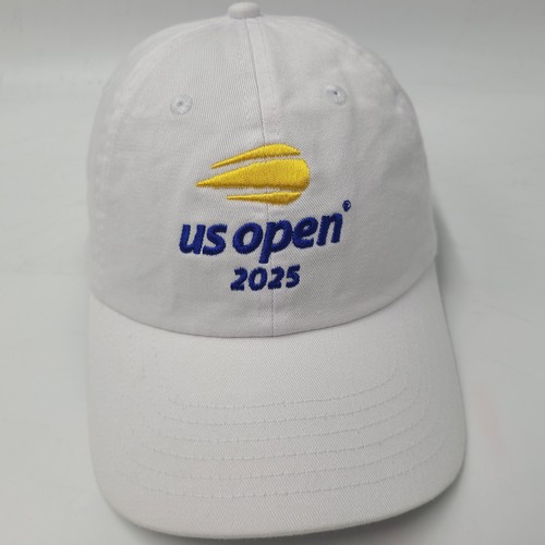 US Open Hat Strapback White Tennis 2025 American Express Center Court Club Men