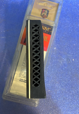 NOS, Pachmayr  Deluxe Field Recoil Pad White Line Base Medium 1'' Black J