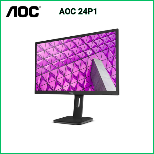 24" AOC 24P1 FHD LED 1920 x 1080 HDMI DISPLAY PORT - Photo 3/6