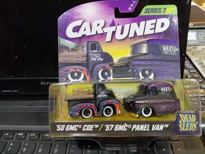 CAR TUNED  SERIES 7 2 PACK DEAD SLEDS '50 GMC COE & '57  GMC PANEL VAN
