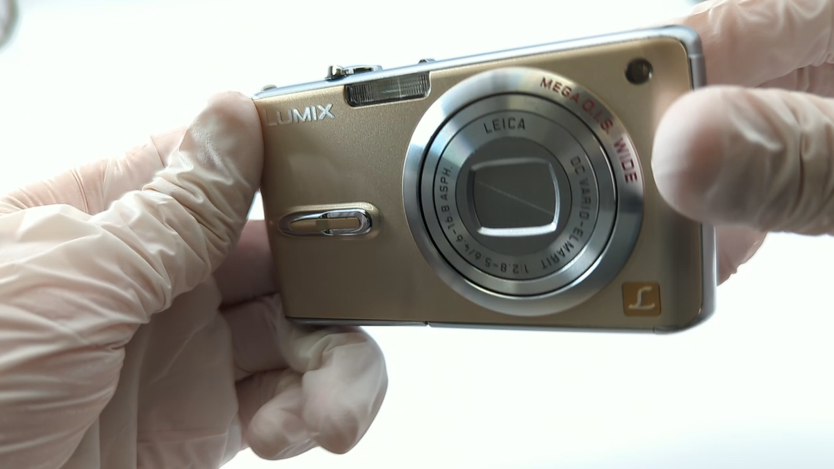 Panasonic Lumix DMC-FX07 Compact Digital Camera Gold From Japan