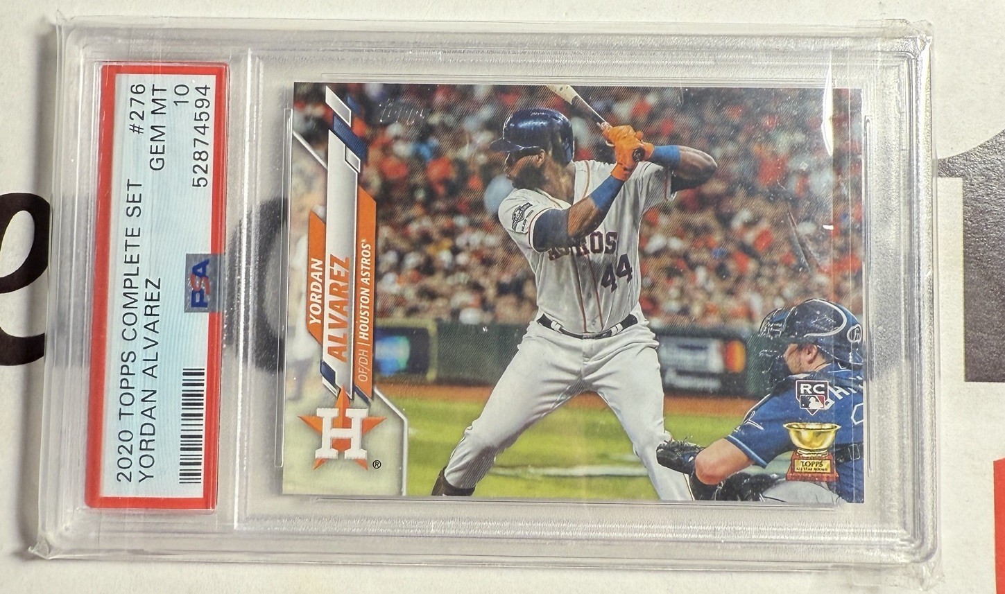 2020 Topps Complete Set Yordan Alvarez PSA 10 RC Astros