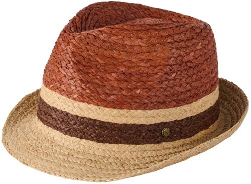 Sombrero Trilby de paja de rafia Failsworth Algarve