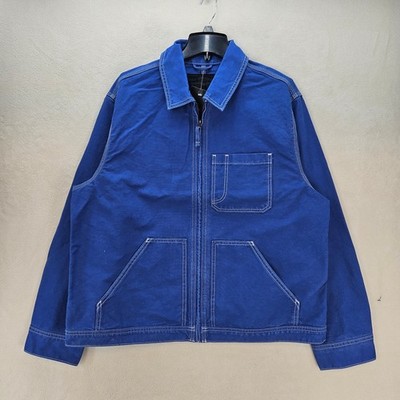 LEVIS MEN'S LARGE HUBER UTILITY JACKET FULL ZIP STANDARD FIT NWT