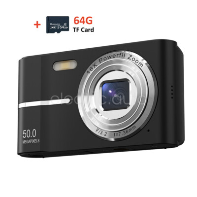 Fotocamera Digitale 4K, 64 MP UHD, Zoom 18X Autofocus Multifunzionale - Foto 5
